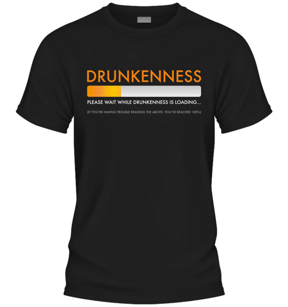 Drunkenness Loading t-shirt svart
