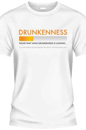 Drunkenness Loading t-shirt vit