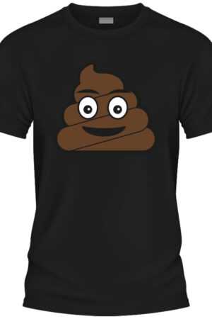 Glad bajskorv t-shirt i svart