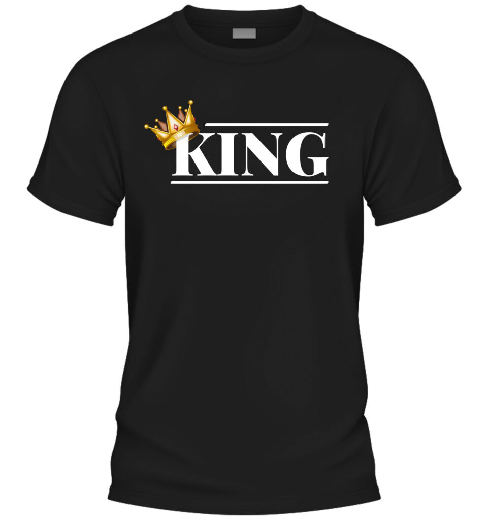 King T-shirt svart