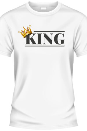 King T-shirt vit