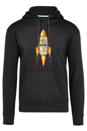 Nödraket hoodie svart
