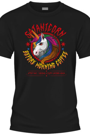 Satanicorn T-shirt svart
