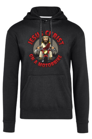 Jesus Christ on a Motorbike Hoodie