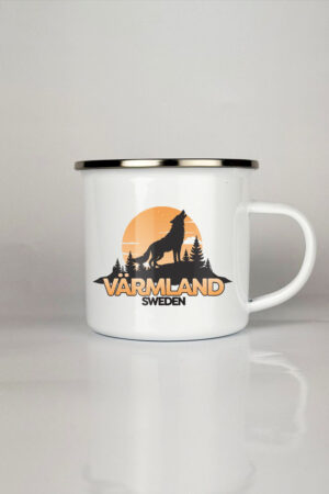 Värmland Kaffemugg i emalj.