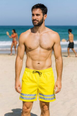 Varselbadbyxor - Gula