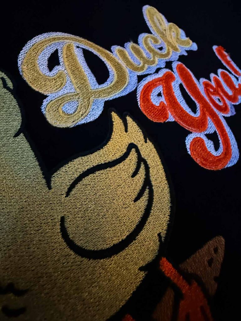 Duck you brodyr i närbild