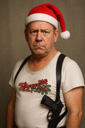 Yippee Ki yay motherfucker! Med referenser till Die hard (som faktiskt är en julfilm!) - T-shirt med humor från Heymerch!