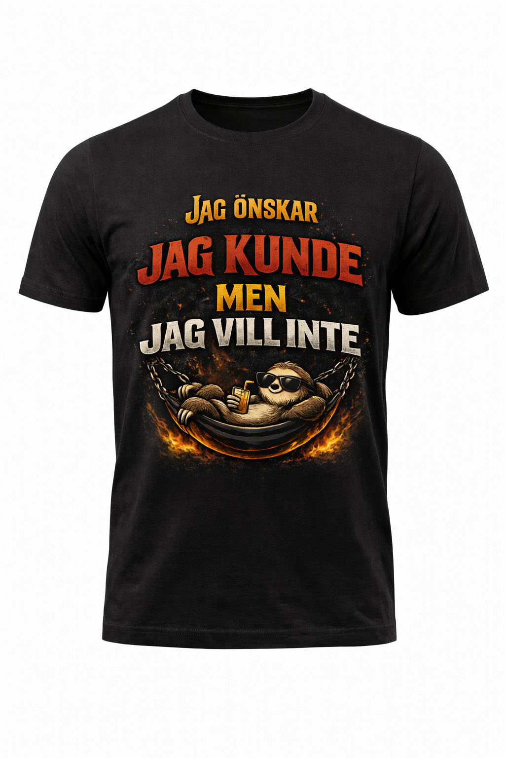 Jag önskar jag kunde men jag vill inte t-shirt
