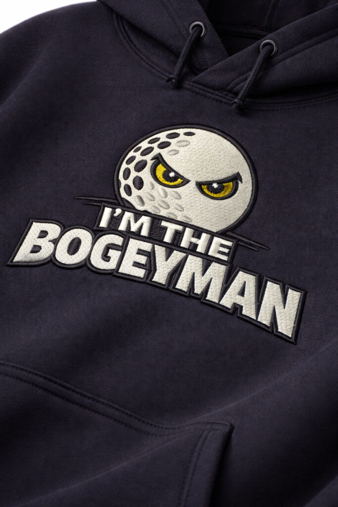 I'm the bogeyman - Golfinspirerad hoodie med hoodie. Stor brodyr.